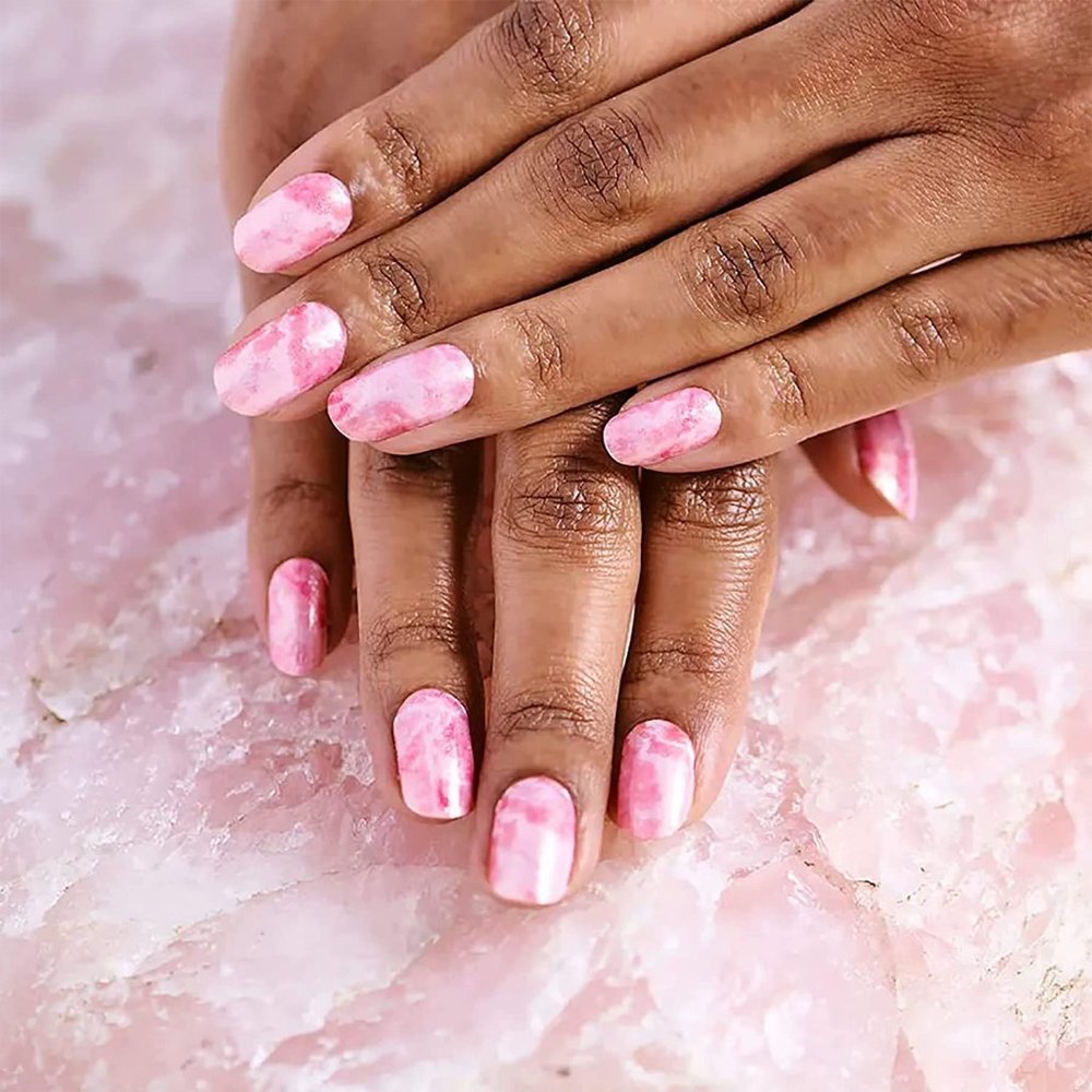 Color Street 100% Real Nail Polish Strips Blushing Rose Quartz RETIRED